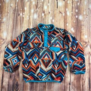 Patagonia Boy's Synchilla fleece Sweater 
Size 5T Toddlers Multicolor